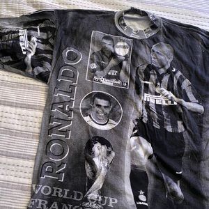 Vintage All Over ‘98 World Cup Ronaldo Shirt